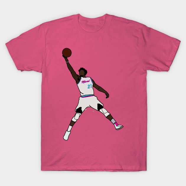 Jimmy Butler NBA Miami Heat T-Shirt by xavierjfong